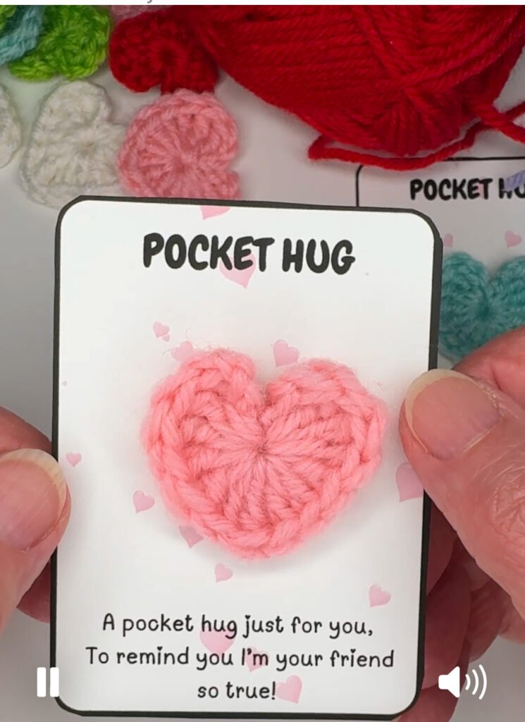 Crochet a Tiny Heart Hug – The Sweetest DIY for Valentine’s Day!